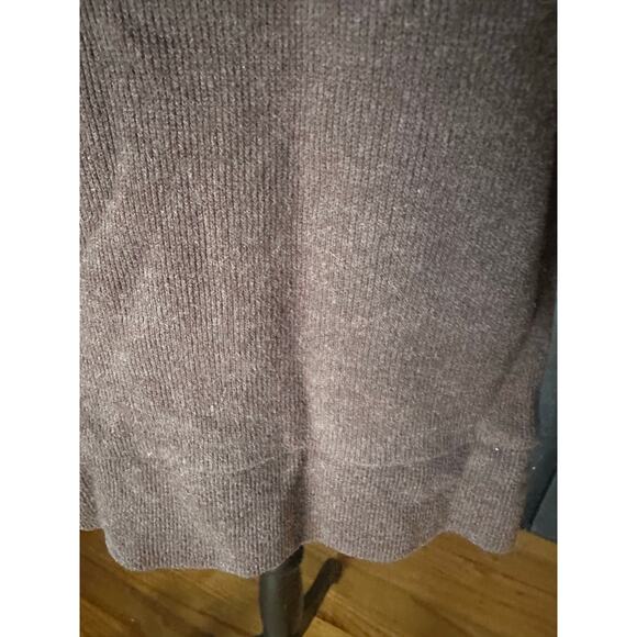 Cremieux Classic Knit Sweater w/ Suede Elbow Patches – Brown - Picture 3 of 10